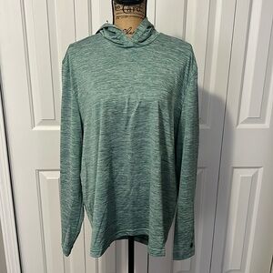 Graham Heather Green Lightweight Hoodie